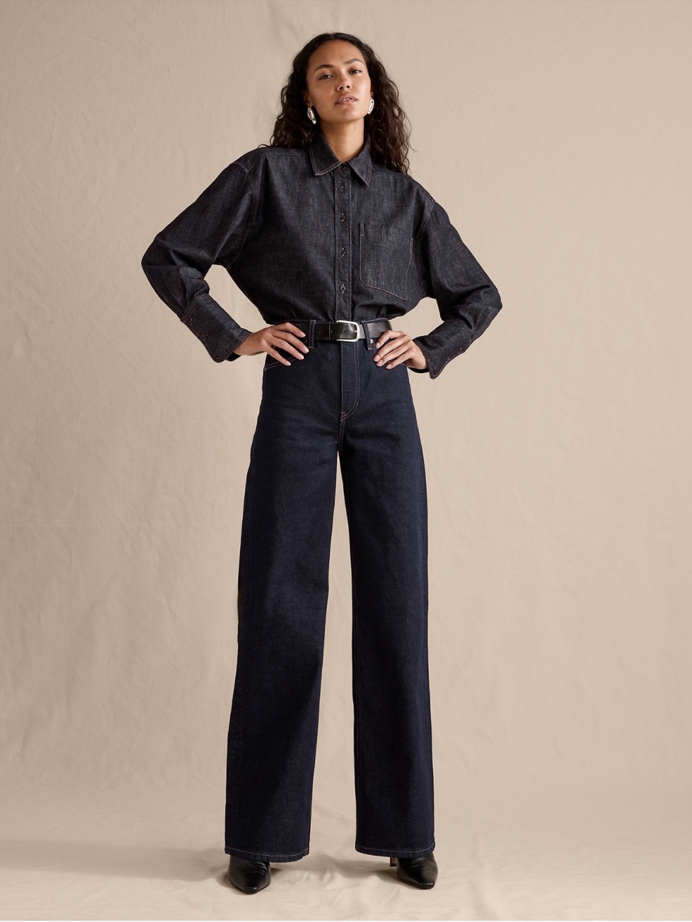 The Icon Classic Wide-Leg Jeans